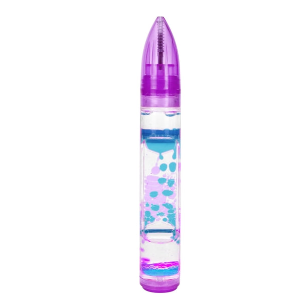 Multi Colored Liquid Motion Bubbler Pen