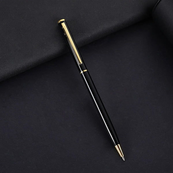 Metal Twist Slim Ballpoint Pen