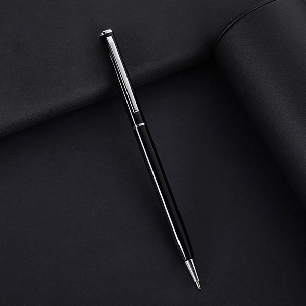 Metal Twist Slim Ballpoint Pen