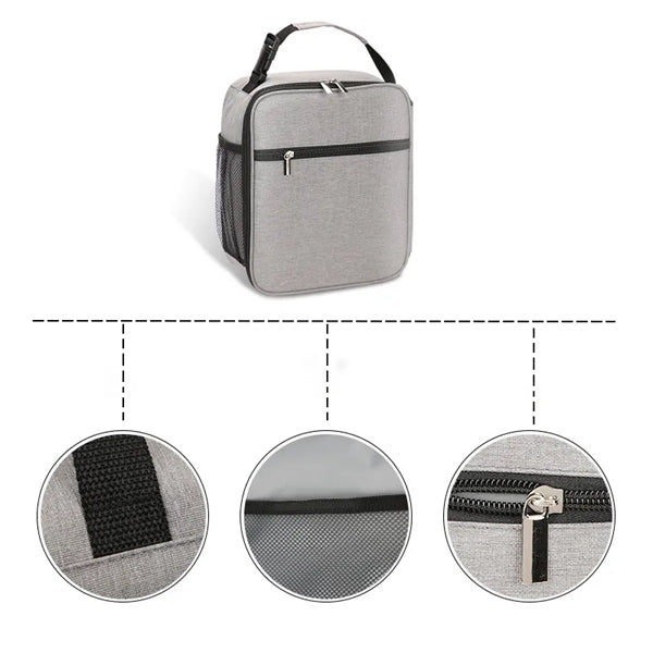 Leak Proof Thermal Picnic Meal Tote Insulated Lunch Bag