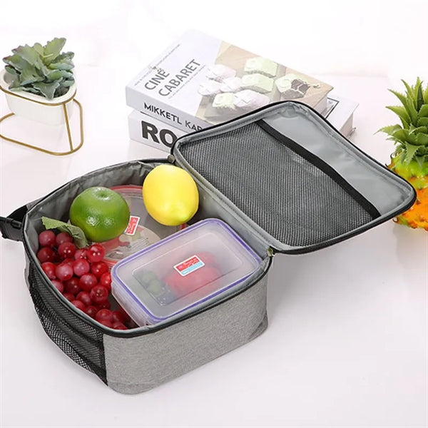 Leak Proof Thermal Picnic Meal Tote Insulated Lunch Bag