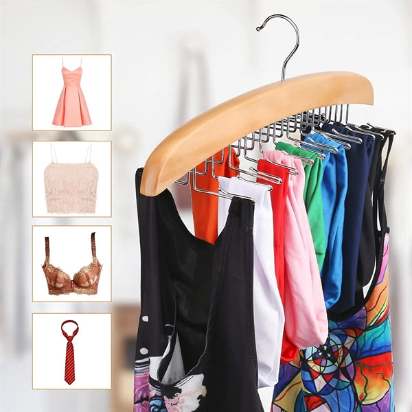 Tank Top Hanger with 24 Foldable Metal Hooks