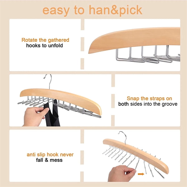 Tank Top Hanger with 24 Foldable Metal Hooks