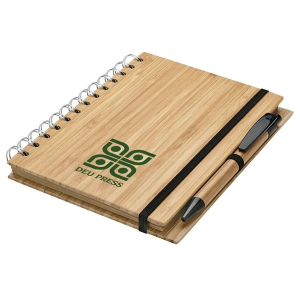 Bamboo Board Spiral Notebook