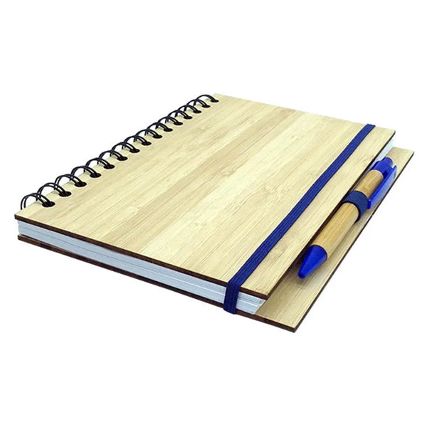 Bamboo Board Spiral Notebook