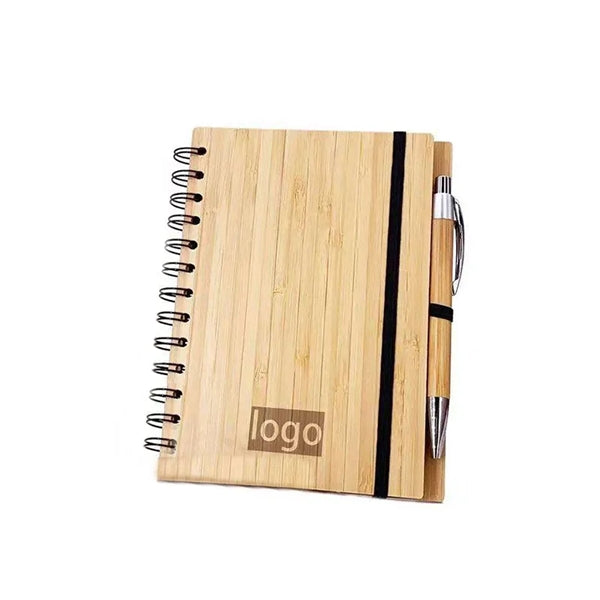 Bamboo Board Spiral Notebook