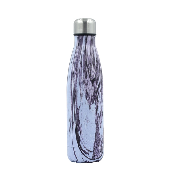 Wood Grain Bowling Ball Shaped Stainless Steel Insulated Cup