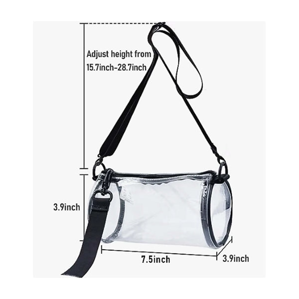 Clear PVC Messenge Bag