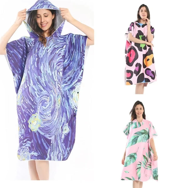 Sublimated Beach Towel Hood