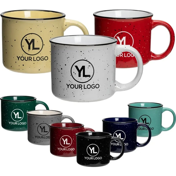 15 oz. Ceramic Campfire Coffee Mugs