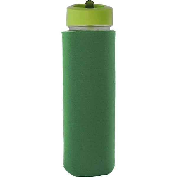 Pop Up 22 oz. Frosted Glass Sleeve Bottle
