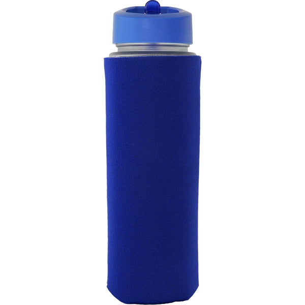 Pop Up 22 oz. Frosted Glass Sleeve Bottle