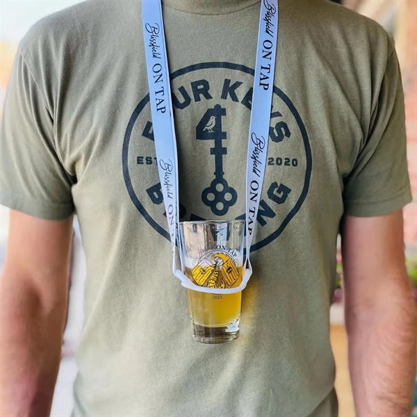 Silicon Cup Holder with Lanyard Water Bottle Neck Sling