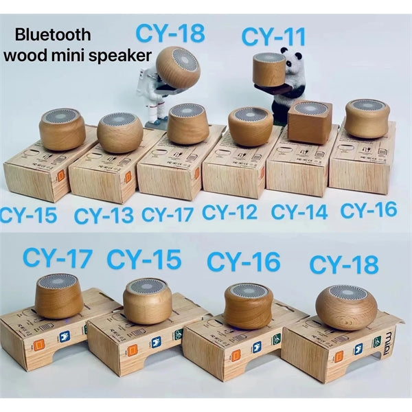 Mini Wireless Bamboo Speaker