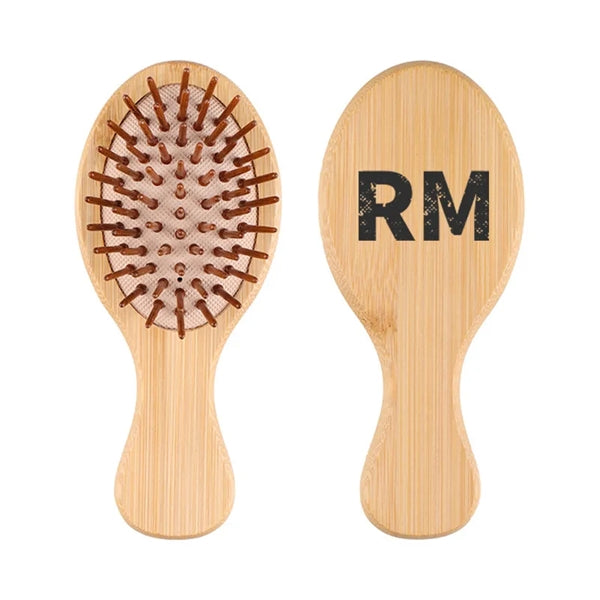 Small Bamboo Massaging Hairbrush