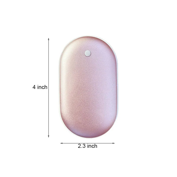 Portable Double-Sided Hand Warmers Mini Mobile Power Bank