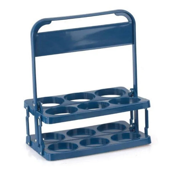 6-Pack Foldable Plastic Bottle Caddy