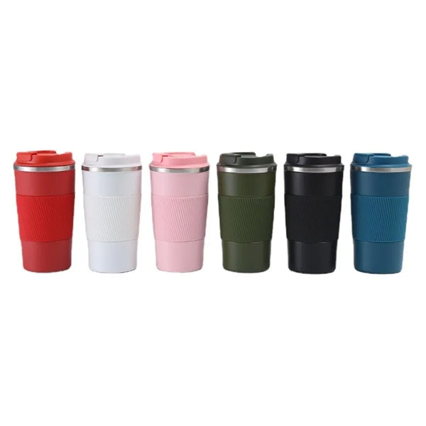 13 OZ Stainless Steel Coffee Mug With Silicone Sleeve