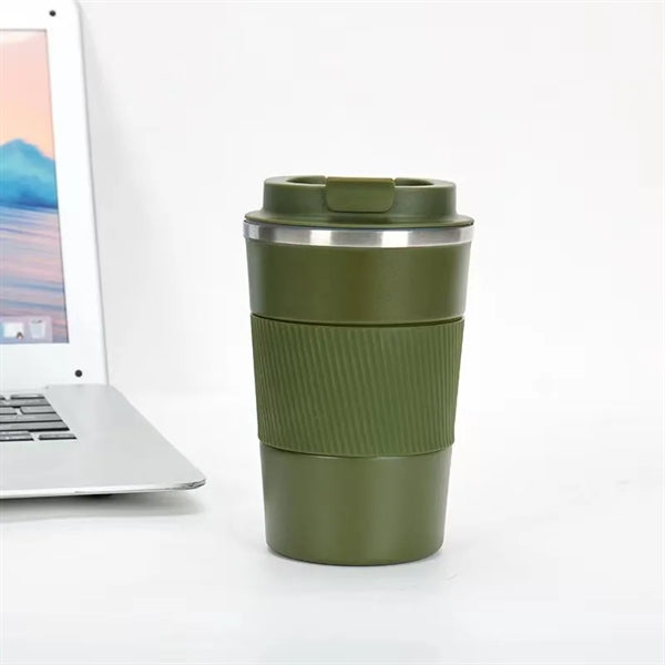 13 OZ Stainless Steel Coffee Mug With Silicone Sleeve