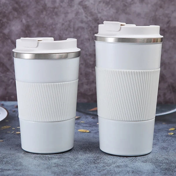 13 OZ Stainless Steel Coffee Mug With Silicone Sleeve