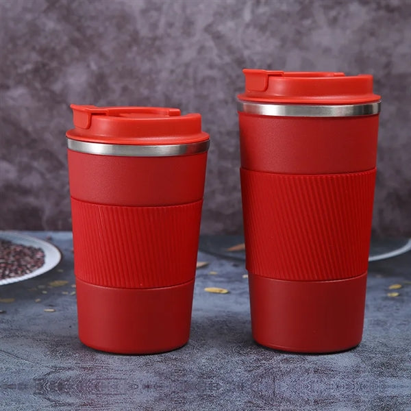 13 OZ Stainless Steel Coffee Mug With Silicone Sleeve