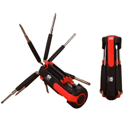 Multifunctional 8-in-1 Screwdrivers Tool with Flashlight