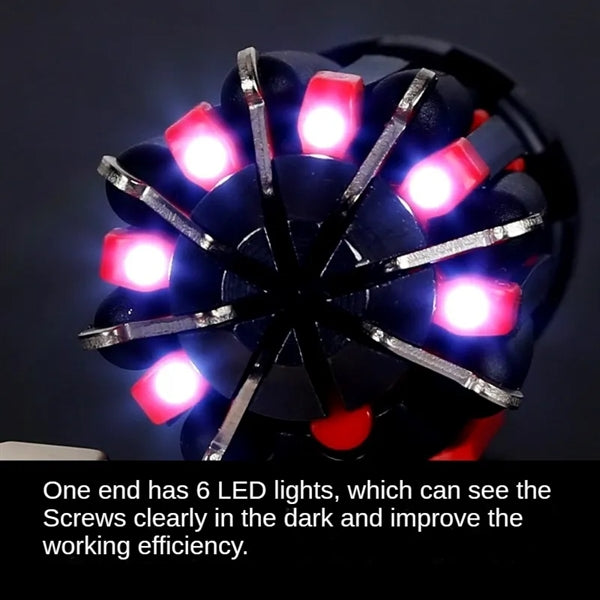 Multifunctional 8-in-1 Screwdrivers Tool with Flashlight