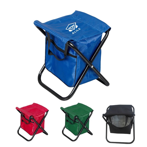 Foldable Stool with Picnic Cooler Bag