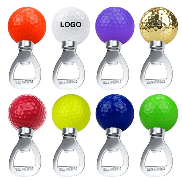 Golf Ball Shaped Bottle Opener