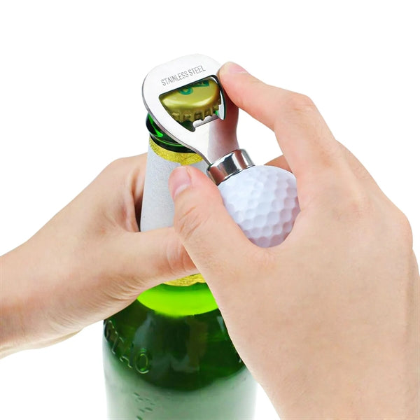 Golf Ball Shaped Bottle Opener