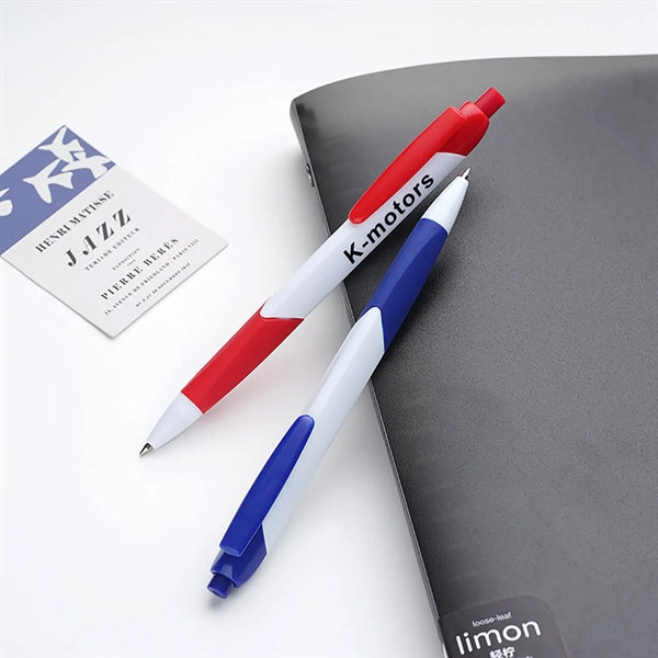 Colored triangle ballpoint pen