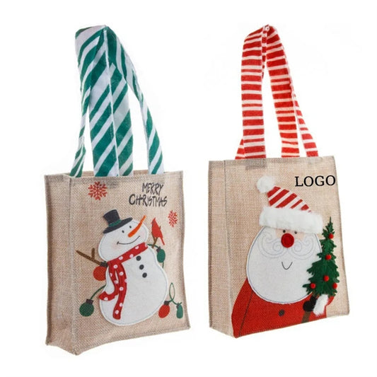 Burlap Tote Bag