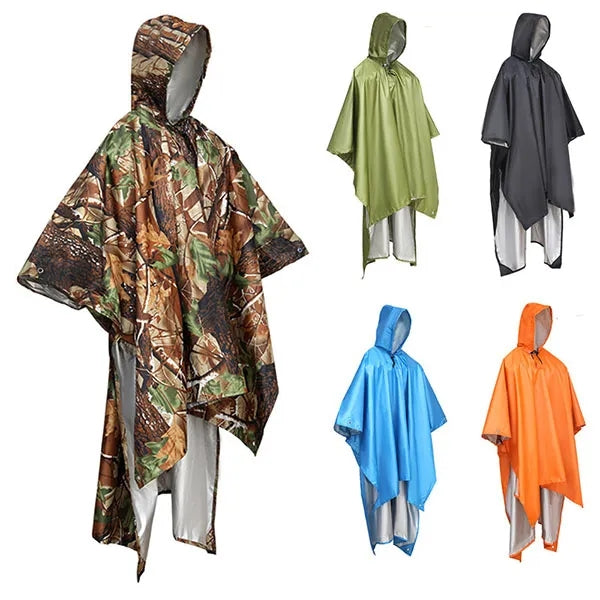 Rain Poncho Lightweight Purple