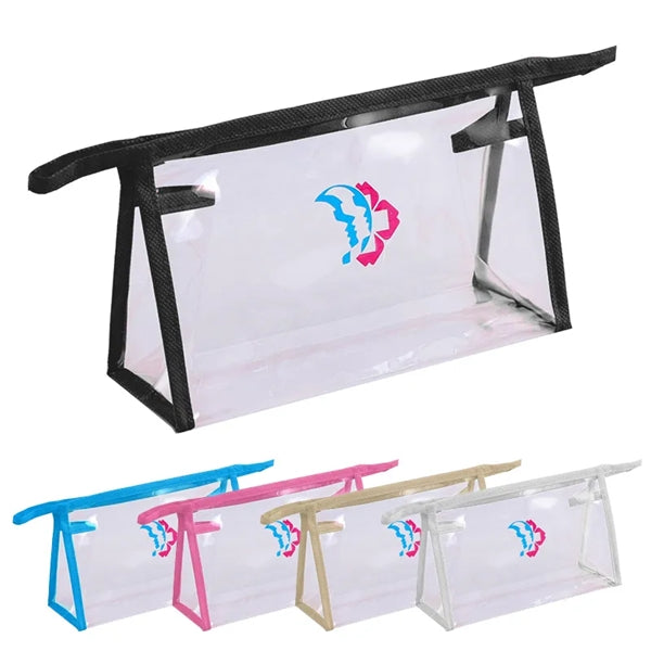 Clear Travel Carrier Pouch For Cosmetic & Toiletries