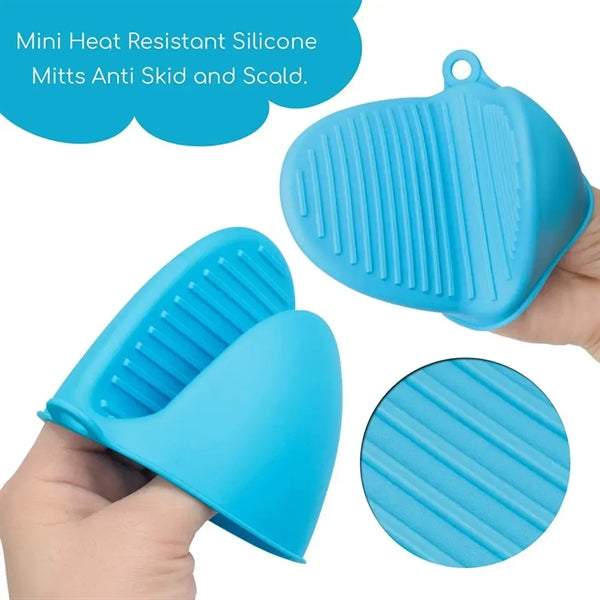 Heat Insulation Oven Gloves Silicone Hand Clip