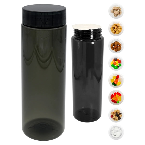 Clear View 24 Oz. Colorful Snack Bottle