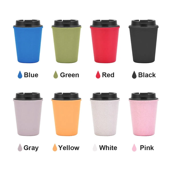 Portable Mini Wheat Straw Coffee Cup