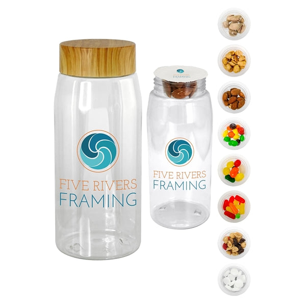 Bamboo Pattern 25 oz. Recycled Snack Bottle