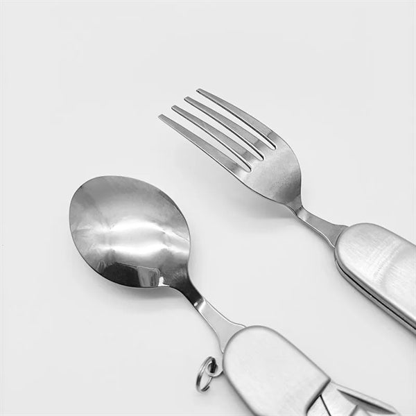 Portable Detachable 6-in-1 Folding Tableware
