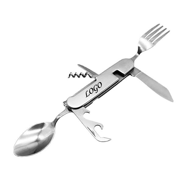 Portable Detachable 6-in-1 Folding Tableware