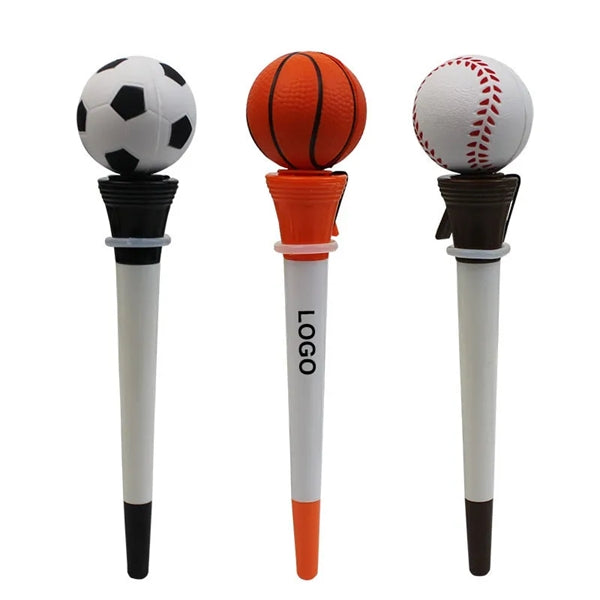 Sports Ballpoint Pen With Ball
