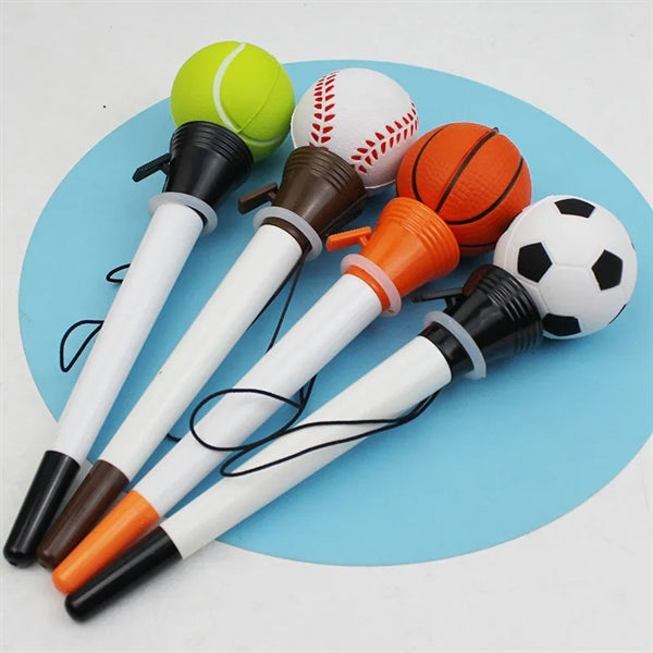 Sports Ballpoint Pen With Ball