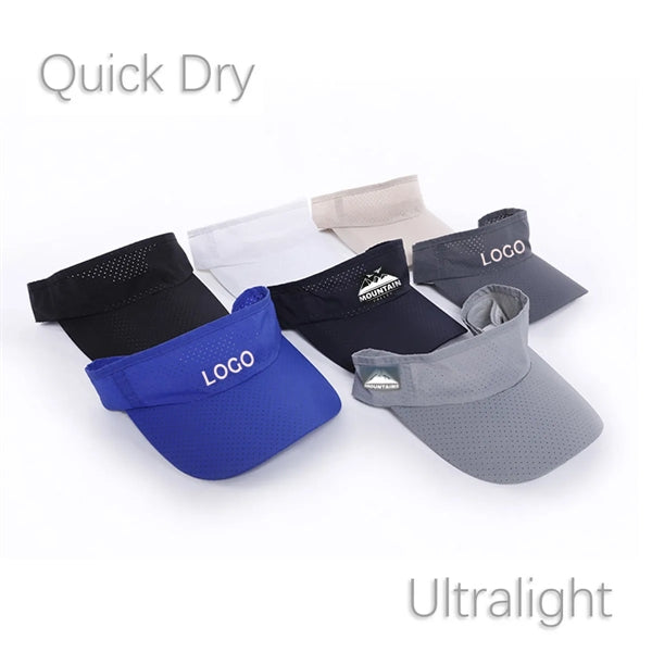 Ultralight Quick Dry Sun Visor Hat Adjustable Golf Cap