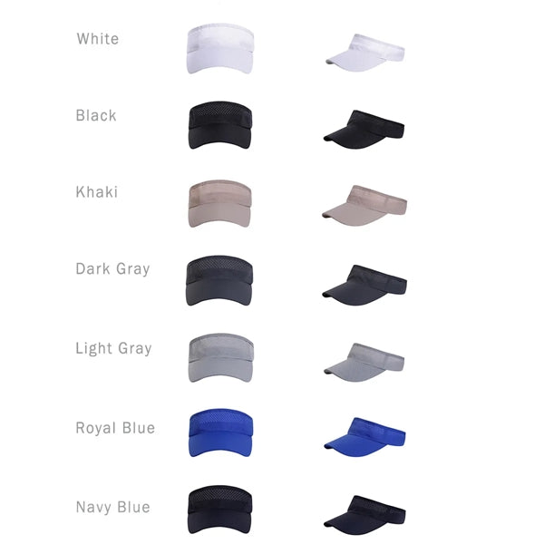 Ultralight Quick Dry Sun Visor Hat Adjustable Golf Cap