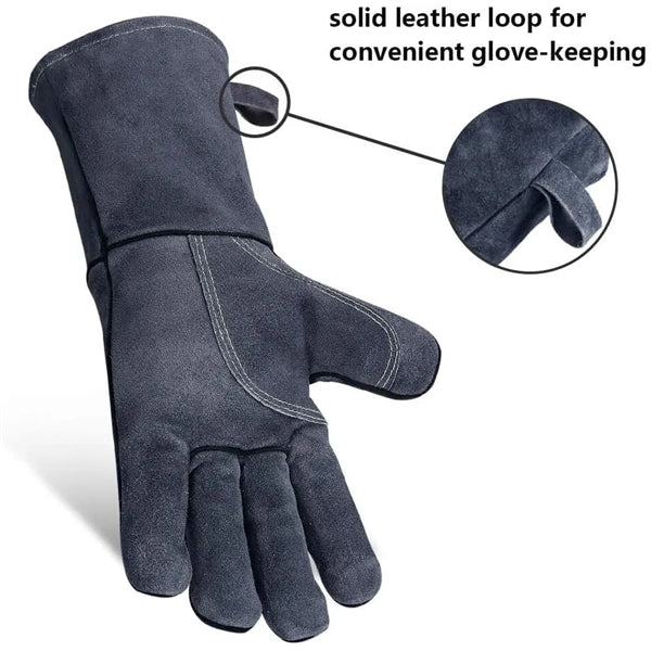 14 Inches Leather Forge Welding Gloves