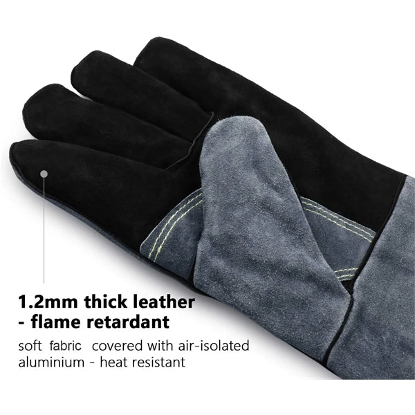 14 Inches Leather Forge Welding Gloves