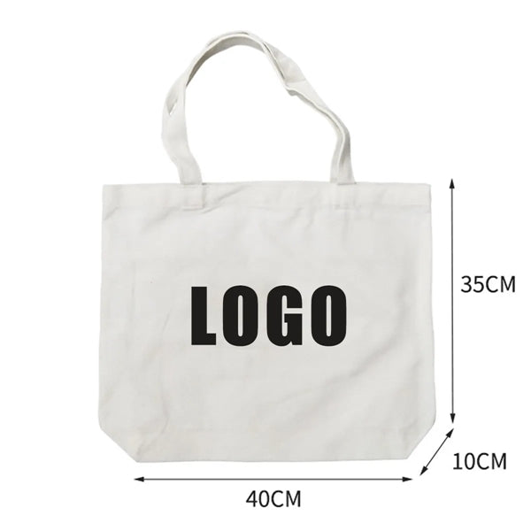 Big Canvas Boat Tote Tear-Resistant Natural Color