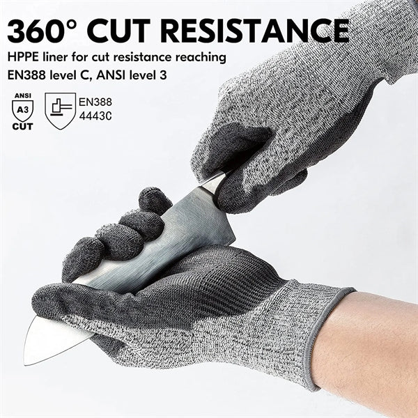 Breathable Nitrile Garden Gloves for Men Women,M-XL