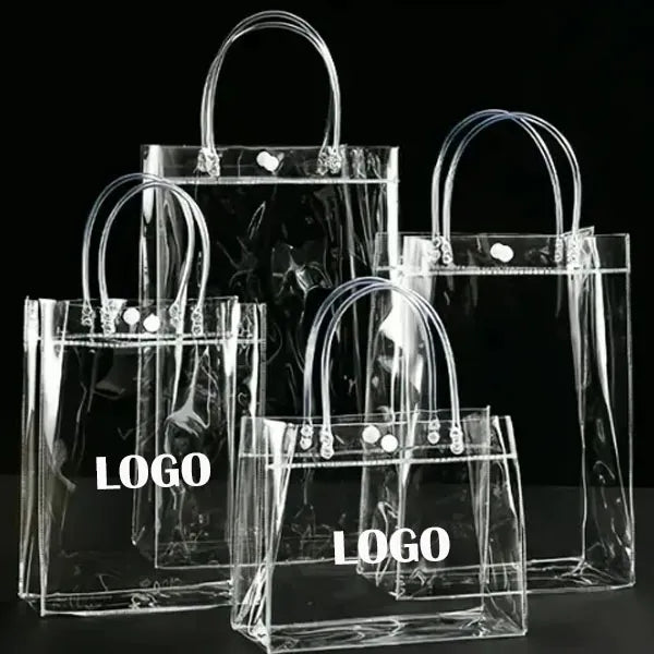 Transparent Soft PVC Gift Tote with Hand Loop