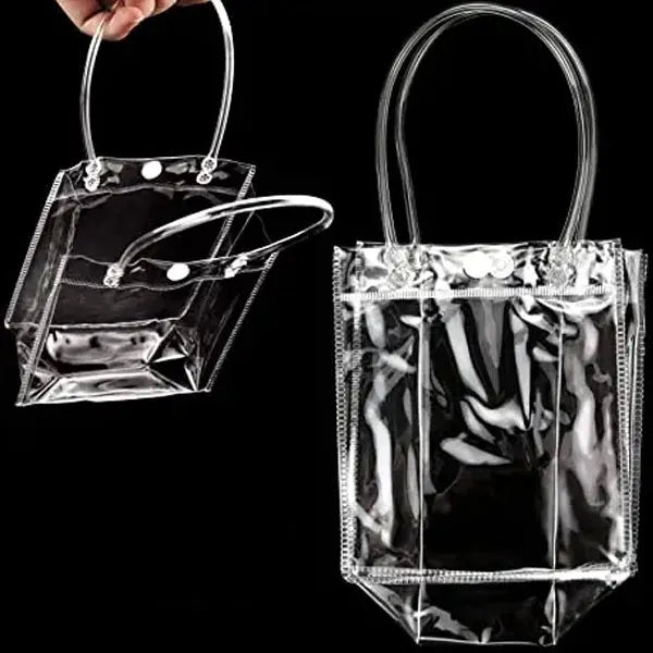 Transparent Soft PVC Gift Tote with Hand Loop